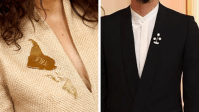 Broches no Oscar 2026: acessório vira tendência no tapete vermelho