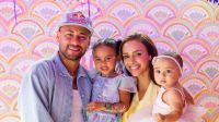 Bruna Biancardi posa ao lado de filhas de Neymar: "Minhas meninas"