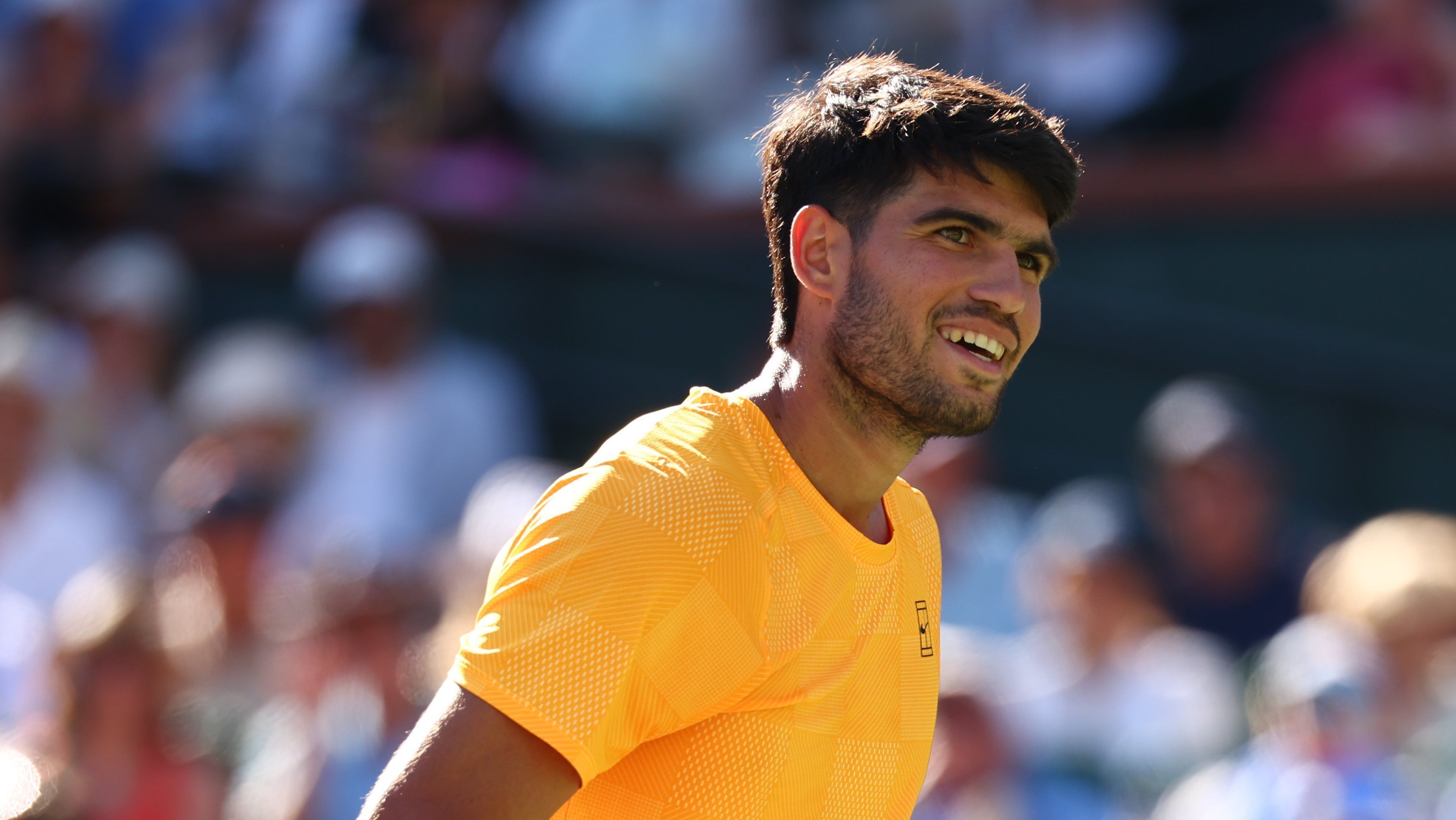 Carlos Alcaraz avança às quartas de final de Indian Wells.