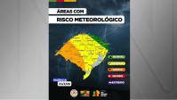 Frente fria e chuvas se aproximam durante fim de semana no RS