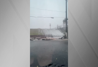 Vídeo: muro do Aeroporto de Congonhas desaba após fortes chuvas