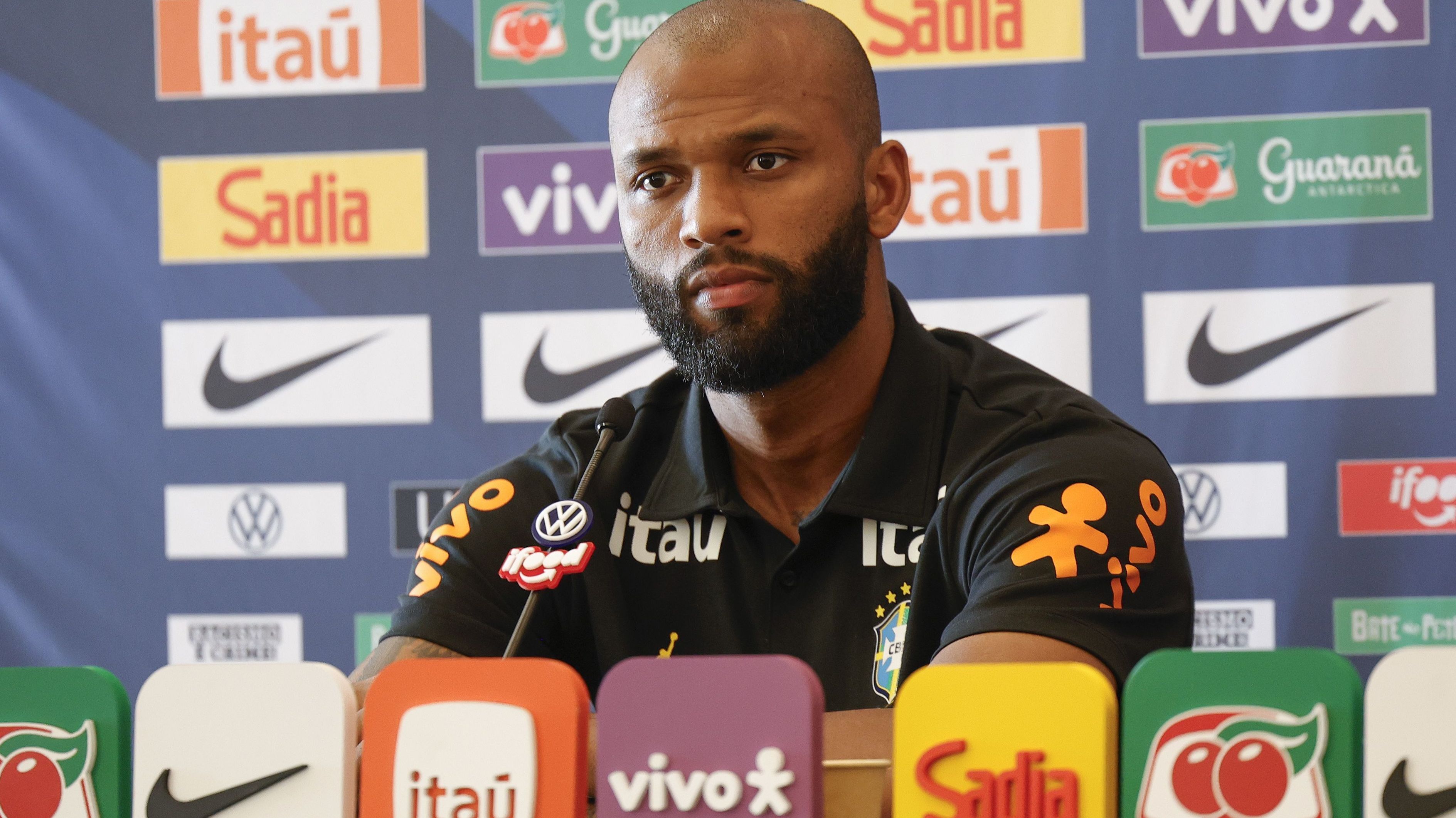 Igor Thiago em entrevista coletiva