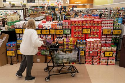 Supermercado em Redmond, EUA, em 24/11/2025.