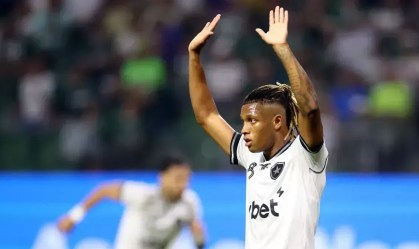 Danilo marcou gol contra o Palmeiras, mas não evitou derrota do Botafogo no Allianz Parque