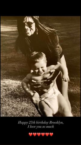 Victoria Beckham mandou recado nas redes sociais no aniversário de Brooklyn • Reprodução/Instagram