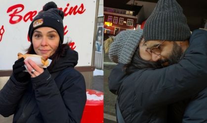 Débora Falabella mostra viagem à Islândia com o marido, Fernando Fraiha