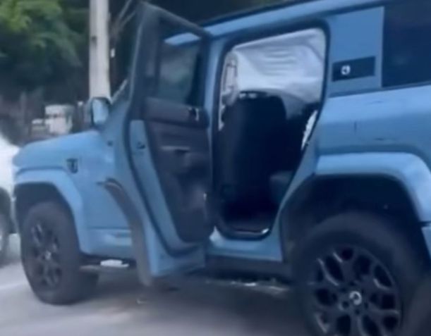 Denza B5 após acidente • Instagram/Reprodução