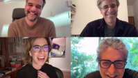 Wagner Moura e Kleber Mendonça postam com Fernanda Torres e Walter Salles