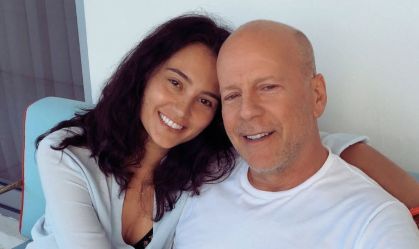 Emma Heming Willis e o marido, Bruce Willis