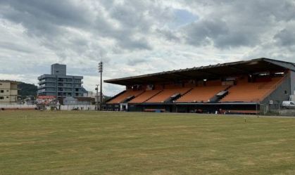 Estádio Alfredo João Krieck, em Rio do Sul.
