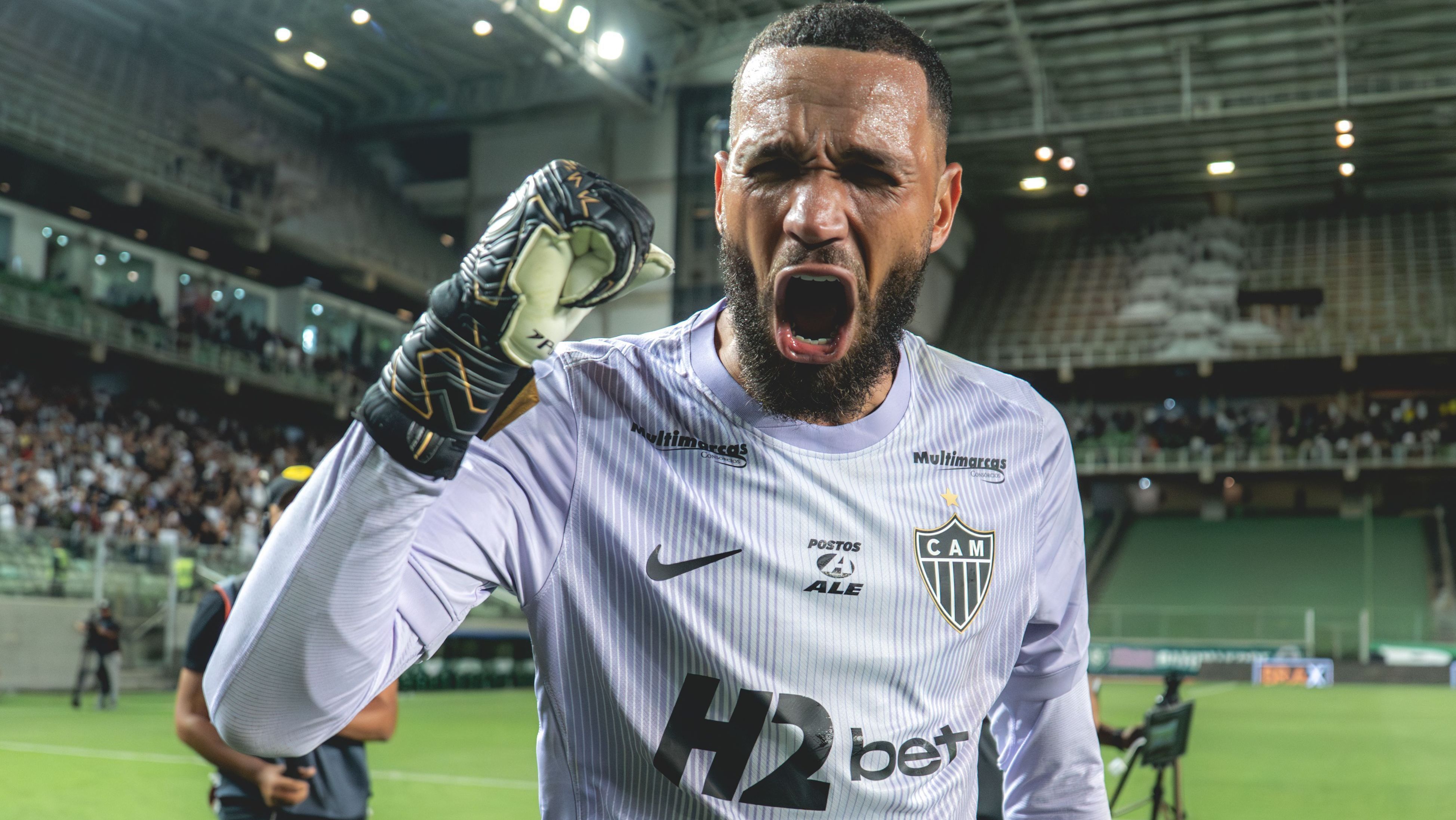 Everson comemora classificação do Atlético-MG