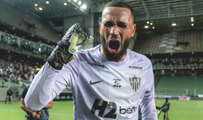 Everson comemora classificação do Atlético-MG