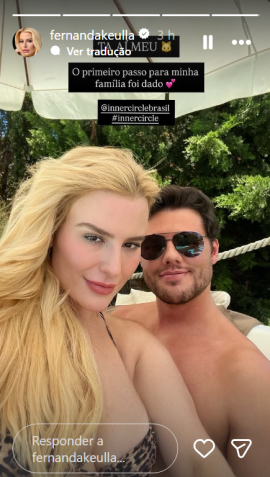 Fernanda Keulla exibe novo namorado • Instagram/ Fernanda Keulla