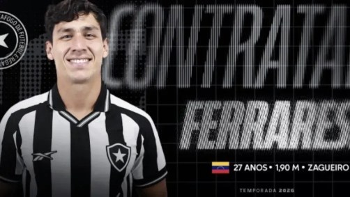 Ferraresi reforça o Botafogo em 2026.
