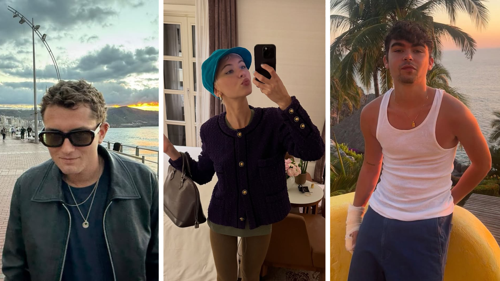 Primogênitos de Jude Law, Rafferty Law, Iris Law e Rudy Law • Instagram/Rafferty Law/Iris Law/Rudy Law