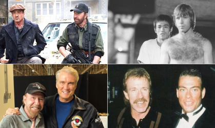 Stallone, Bruce Lee, Dolph Lundgren e Van Damme