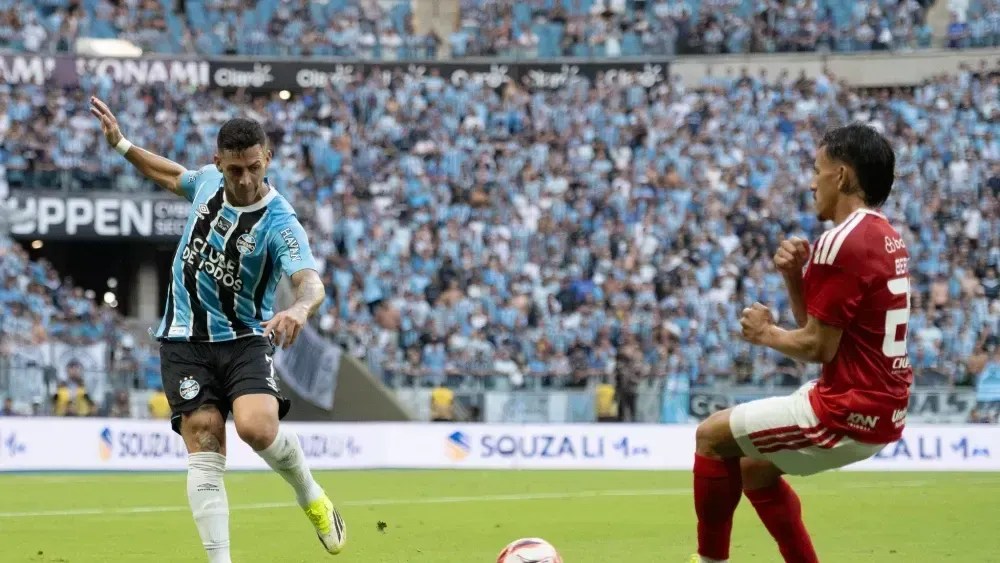 Grêmio venceu o Inter por 3 a 0 na Arena