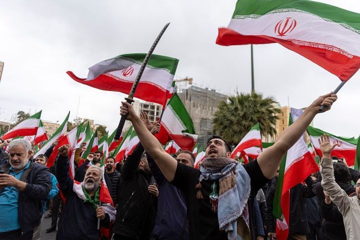 Protestos no Irã após ataques de EUA e Israel • Getty Images/ Majid Saeedi