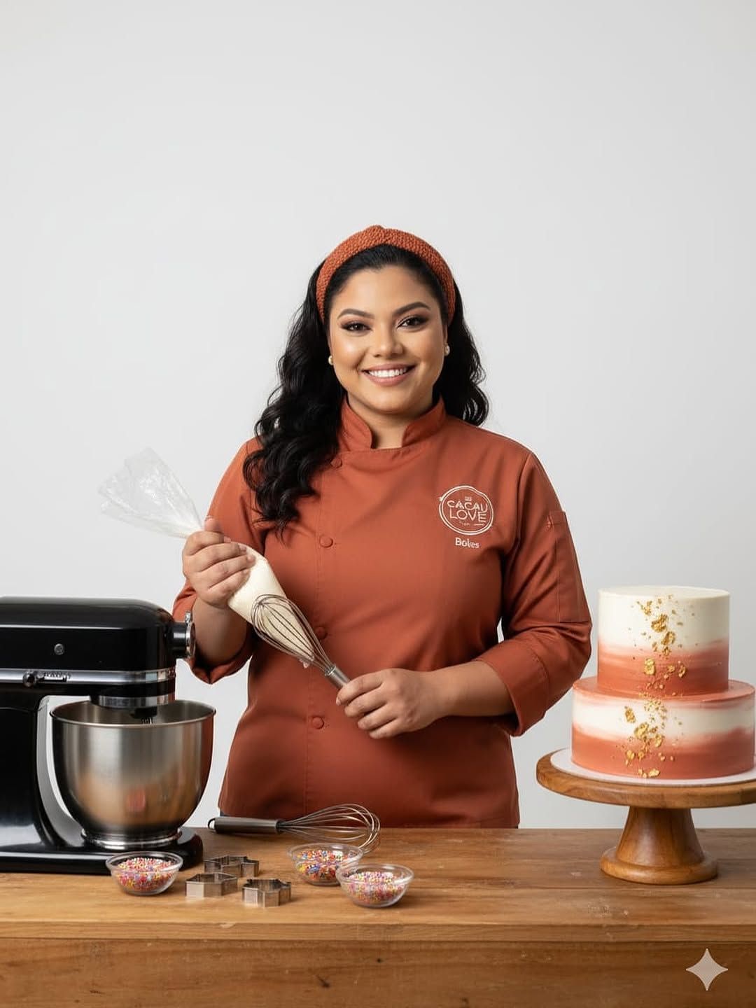Jéssica Fernandes, da Cacao Love, começou fazendo doces em casa • Reprodução / Fundo de Impacto Estímulo