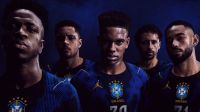 CBF e Jordan apresentam a camisa azul da Seleção para a Copa; veja fotos