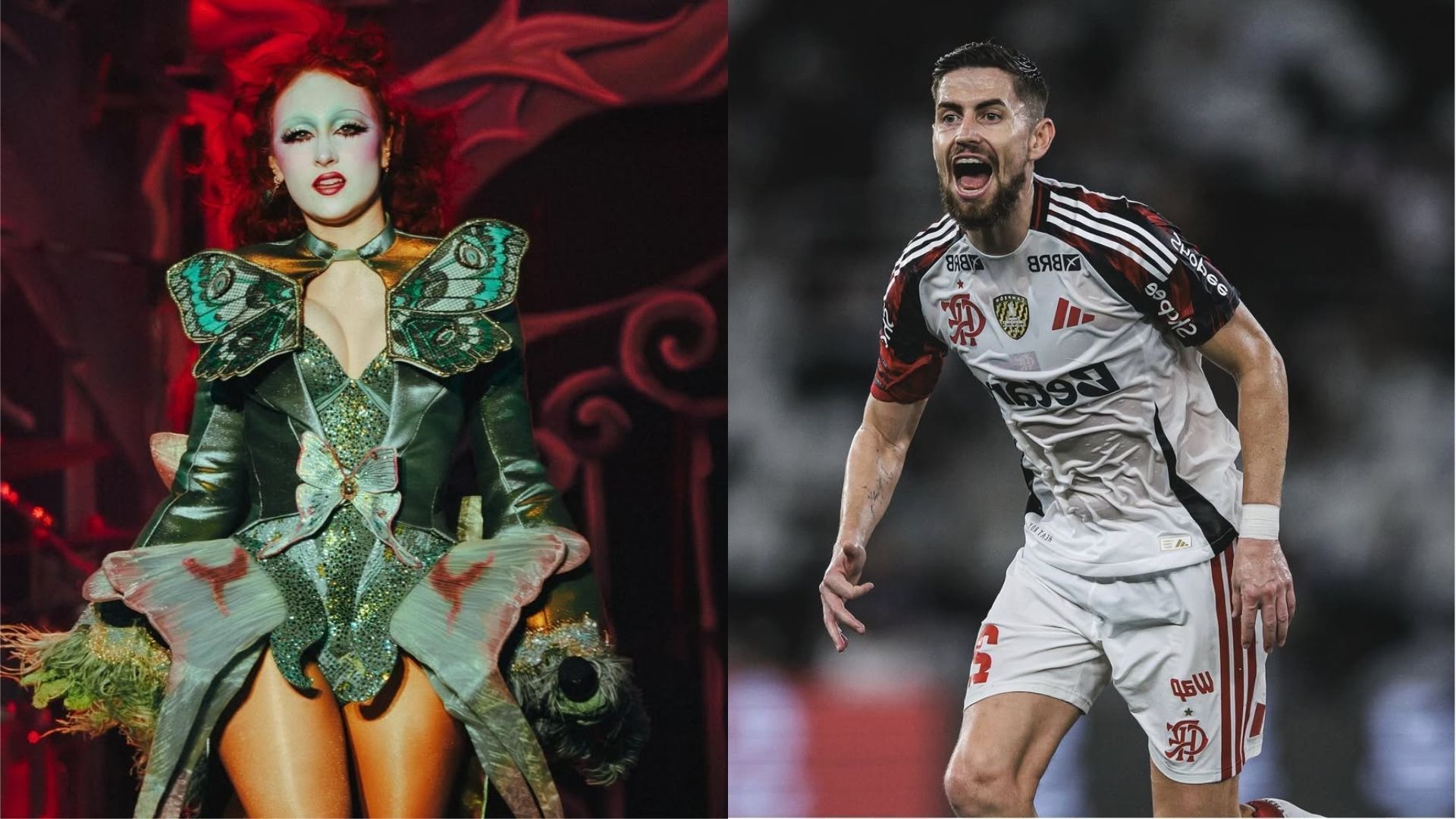Jorginho, jogador do Flamengo, criticou comportamento da cantora Chappell Roan, atração principal do Lollapalooza