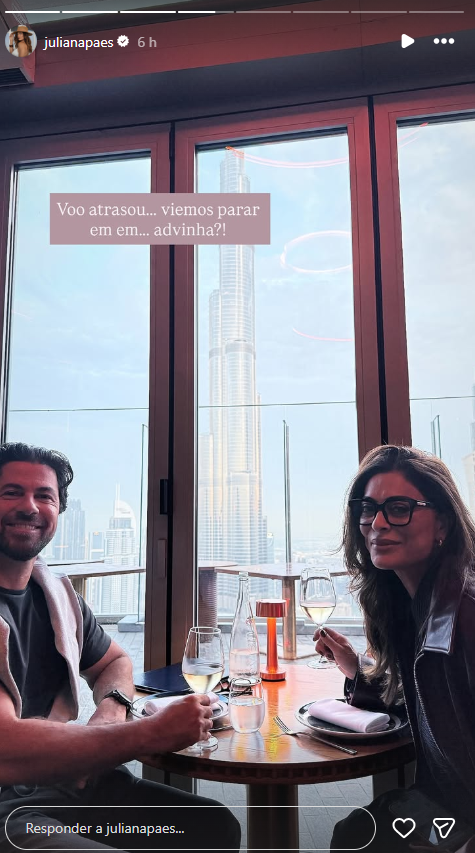 Juliana Paes e Dudu Baptista viajam para o Japão • Instagram/Juliana Paes