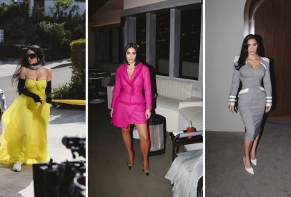 Kim Kardashian leiloa peças de armário grifado; veja looks