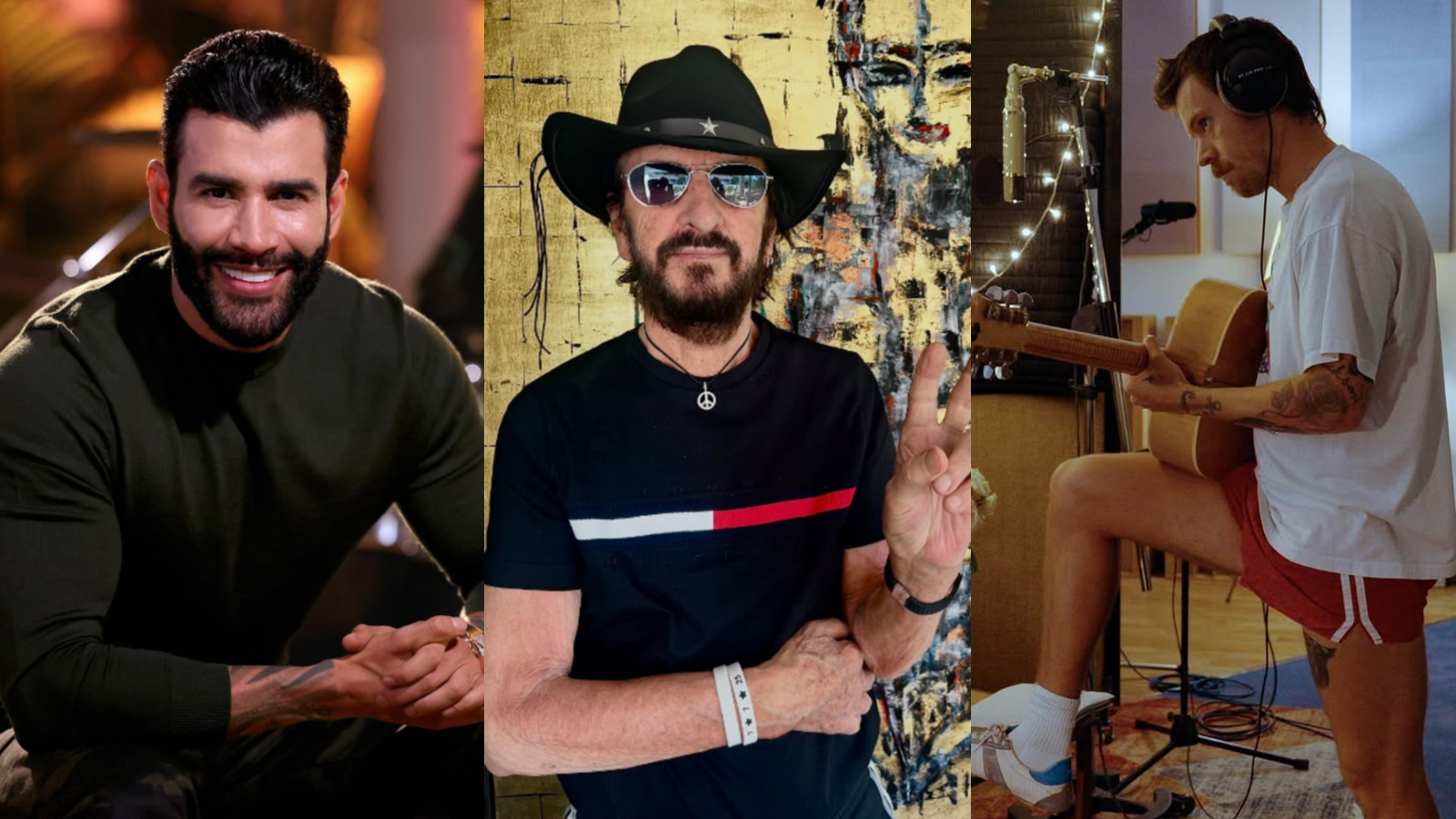 Gusttavo Lima, Ringo Star e Harry Styles
