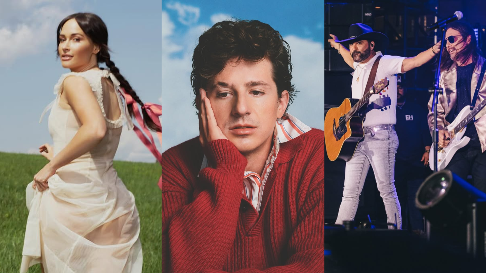 Kacey Musgraves, Charlie Puth e Edson & Hudson