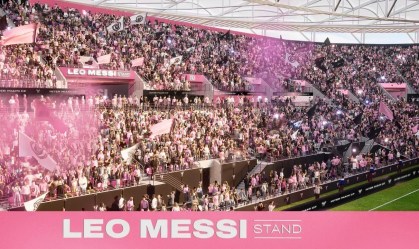 "Arquibancada Leo Messi" no novo estádio do Inter Miami