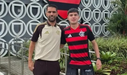 O goleiro Léo Nannetti, da base do Flamengo, vai treinar com a Seleção Brasileira