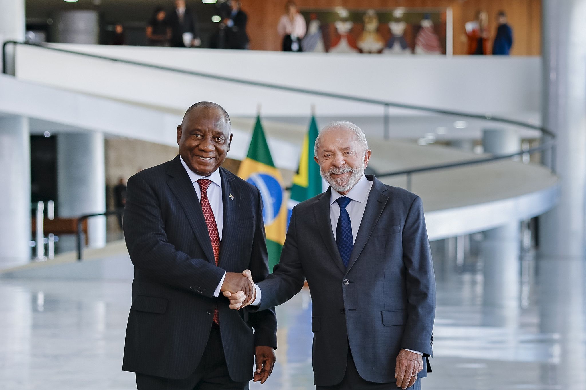 Lula e Cyril Ramaphosa
