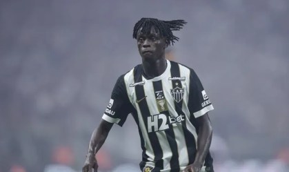 Mamady Cissé, jovem meio-campista do Atlético-MG.