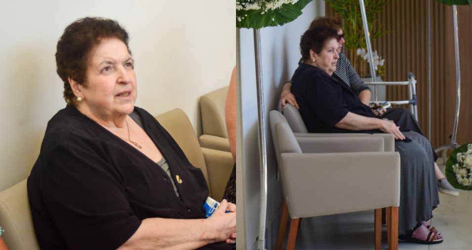 Viúva de Gerson Brenner se despede do ator durante velório