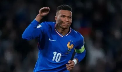Mbappé em ação pela Seleção Francesa