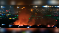 Avião pegou fogo e destroços causaram incêndio em gramado de Guarulhos