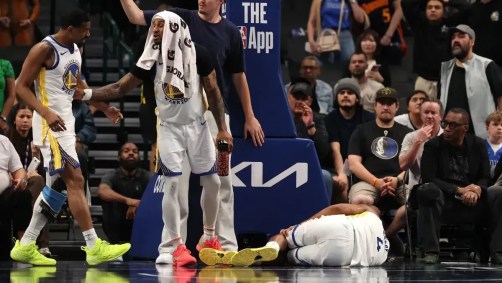 Moses Moody se machucou durante vitória dos Warriors sobre os Mavericks