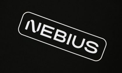 Logo da Nebius no data center Nebius AI UK em Chertsey, Reino Unido, em 6 de novembro de 2025