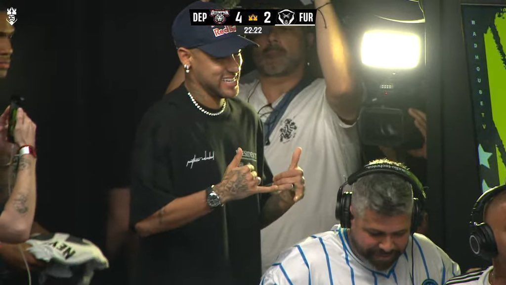 Neymar esteve em um jogo da Kings League