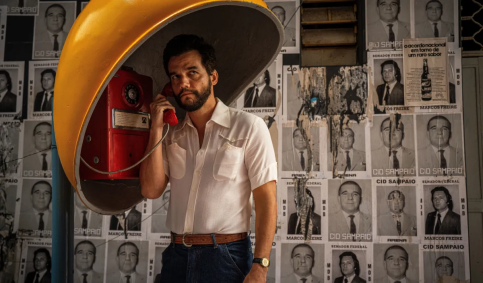 Wagner Moura em pôster do filme "O Agente Secreto", grande aposta brasileira no Oscar 2026
