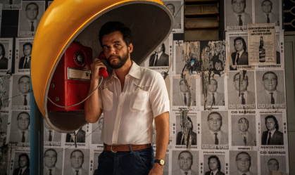 Wagner Moura em pôster do filme "O Agente Secreto", grande aposta brasileira no Oscar 2026