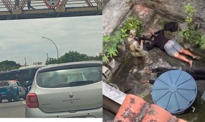 Após operação na Maré, ônibus é usado como barricada na Linha Amarela