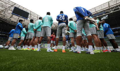 Treino do Palmeiras no Allianz Parque