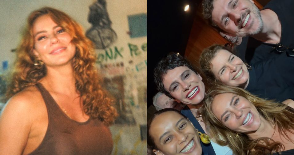 Paolla Oliveira posa com ex-colegas de “Vale Tudo” e reflete: “Sem roteiro”