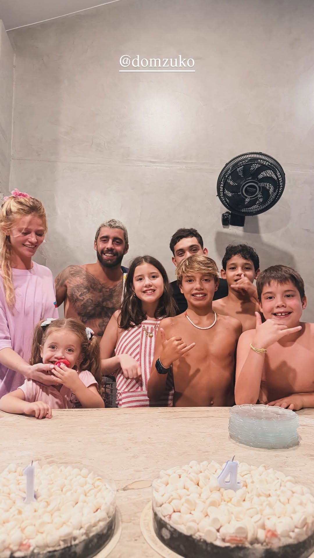 Pedro Scooby posta fotos dos filhos após reclamação de Piovani • Instagram / Pedro Scooby