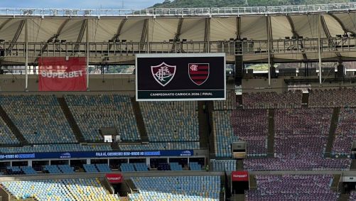 Placar de Fluminense e Famengo