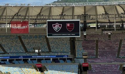 Placar de Fluminense e Famengo