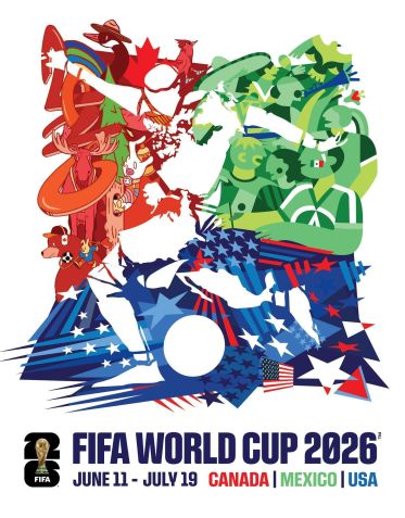 Pôster oficial da Copa do Mundo de 2026 • Divulgação/Fifa