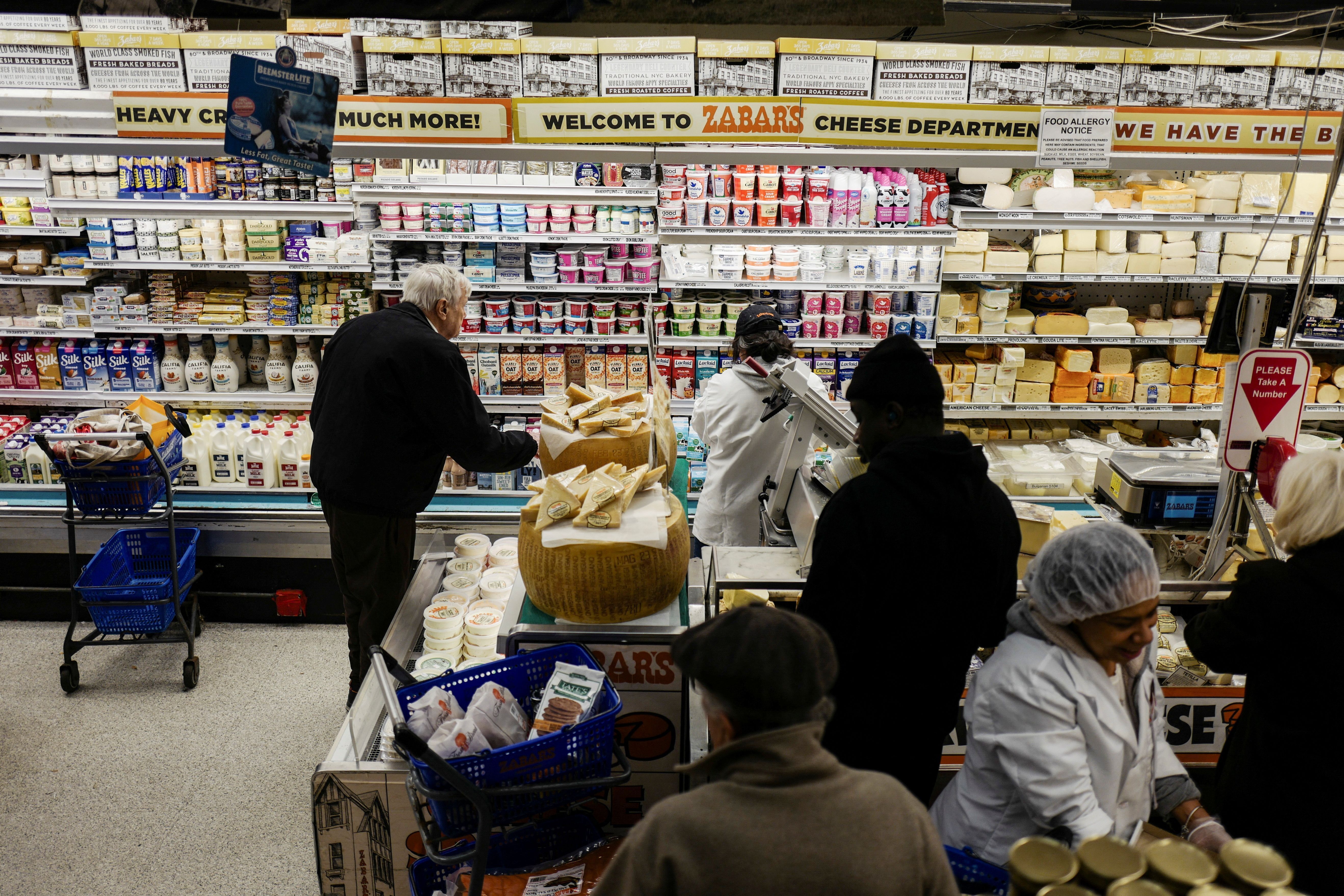 Supermercado em Nova York em 26/11/2025