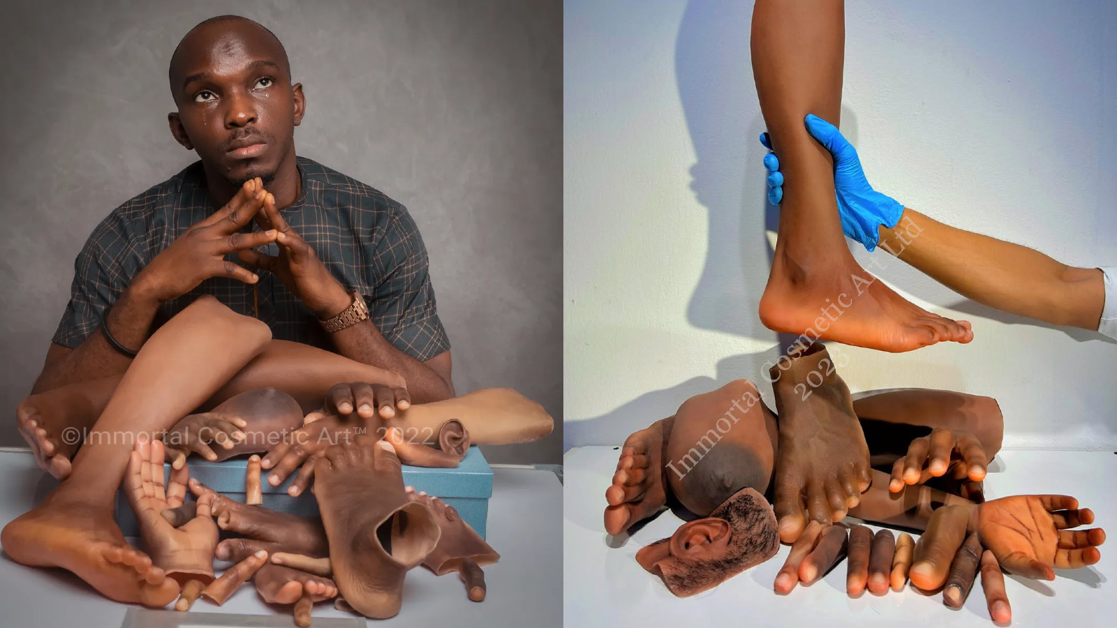 Immortal Cosmetic Art constrói próteses adaptadas ao povo africano